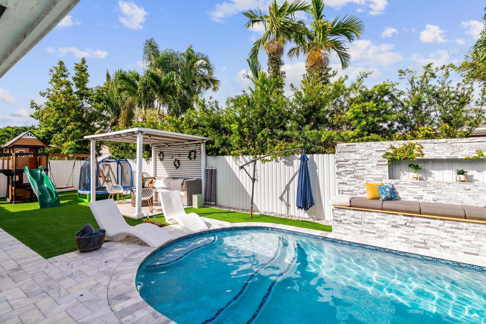 Miami Luxury House W Heated Pool & Jacuzzi别墅 外观 照片