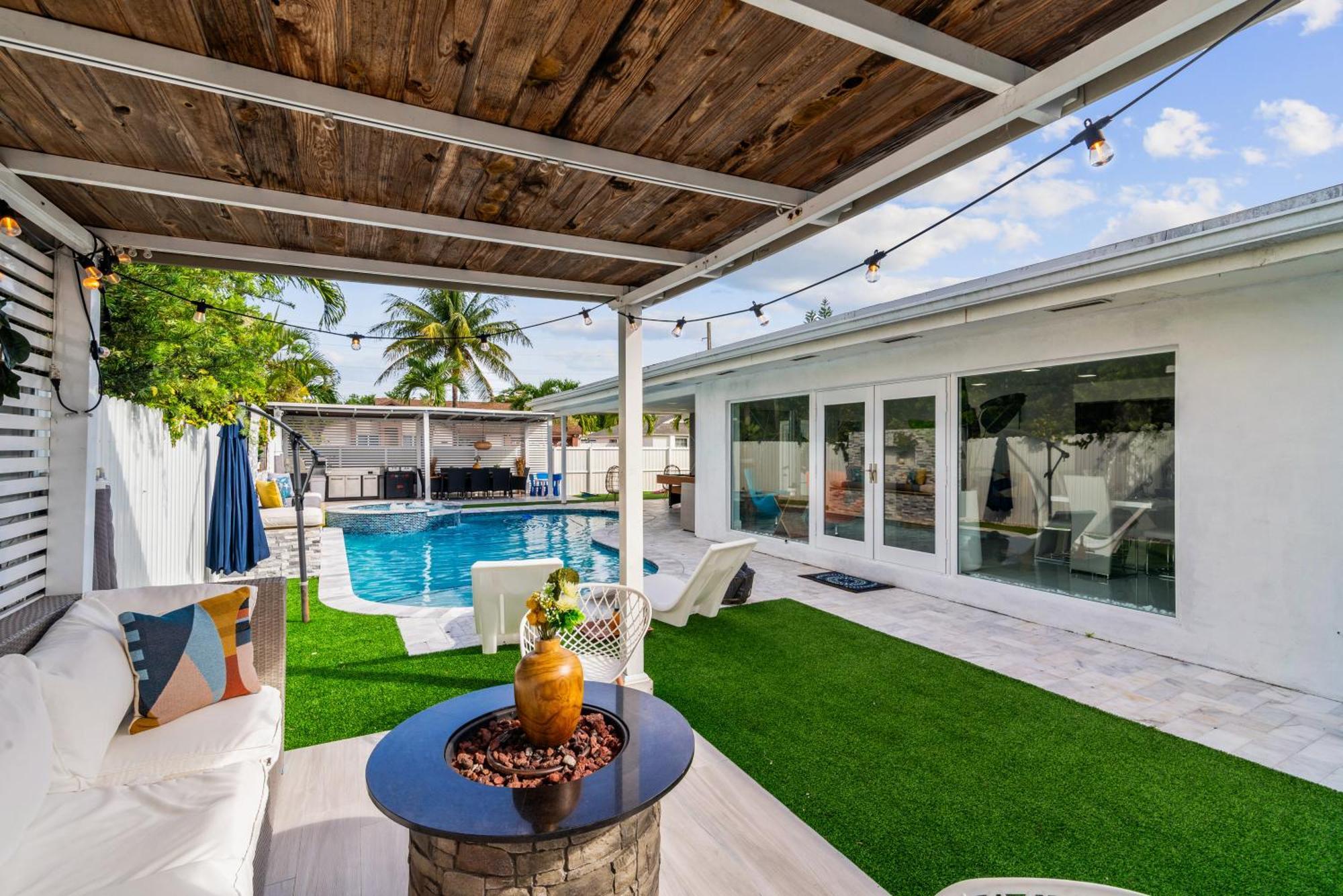 Miami Luxury House W Heated Pool & Jacuzzi别墅 外观 照片