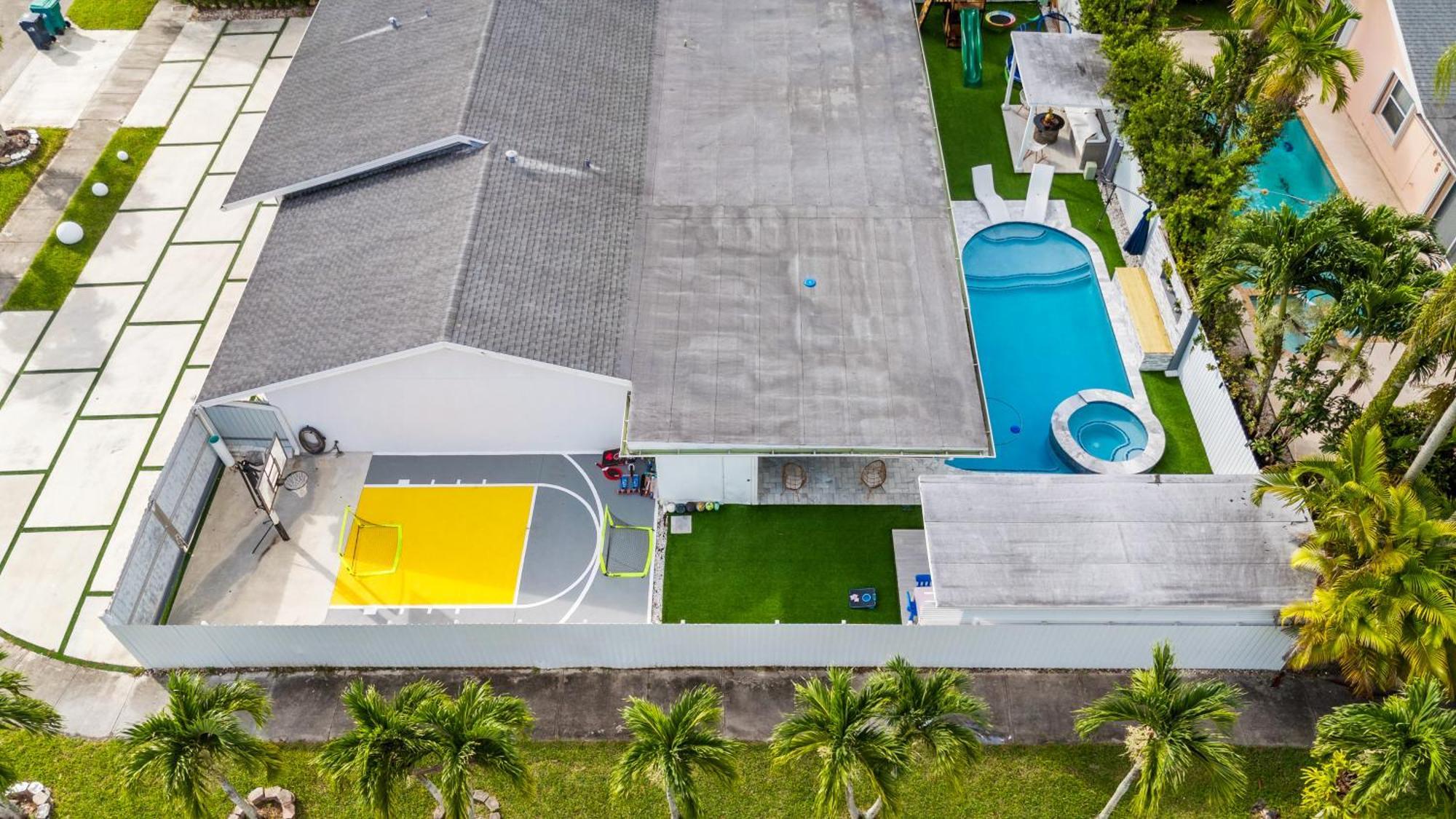 Miami Luxury House W Heated Pool & Jacuzzi别墅 外观 照片