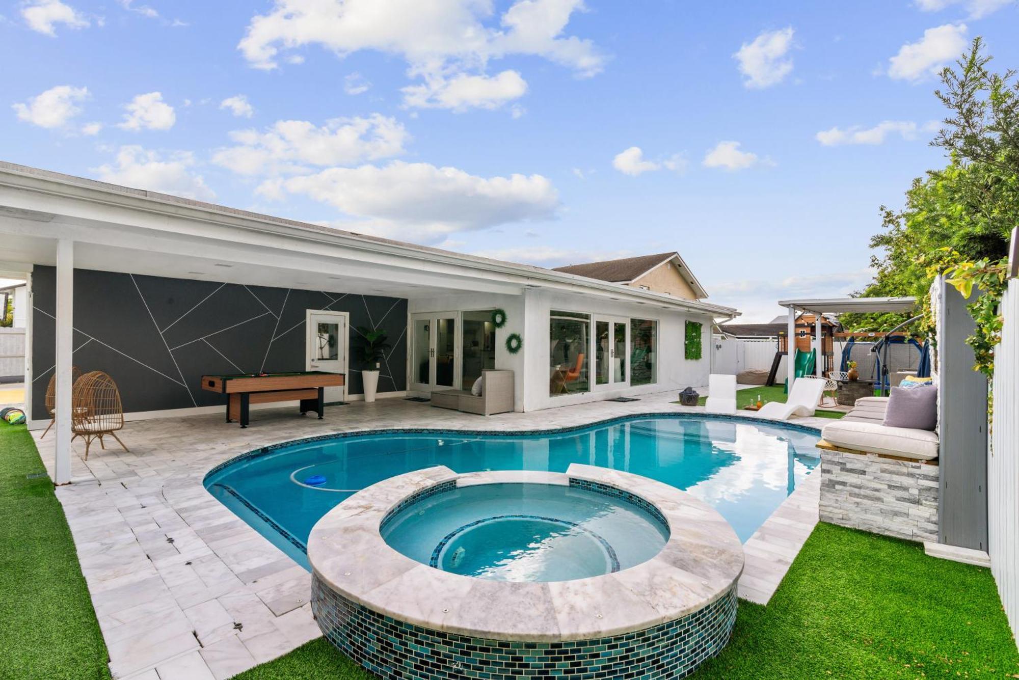 Miami Luxury House W Heated Pool & Jacuzzi别墅 外观 照片