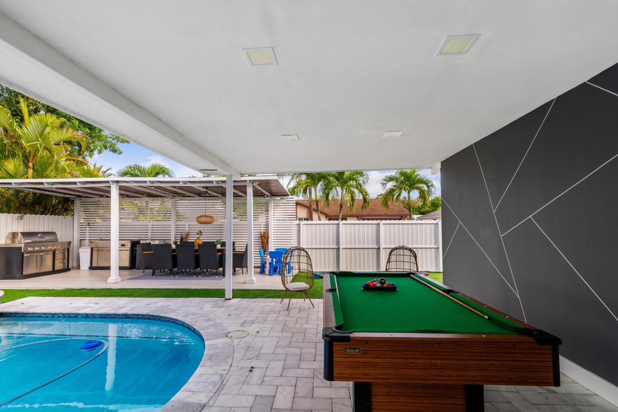 Miami Luxury House W Heated Pool & Jacuzzi别墅 外观 照片