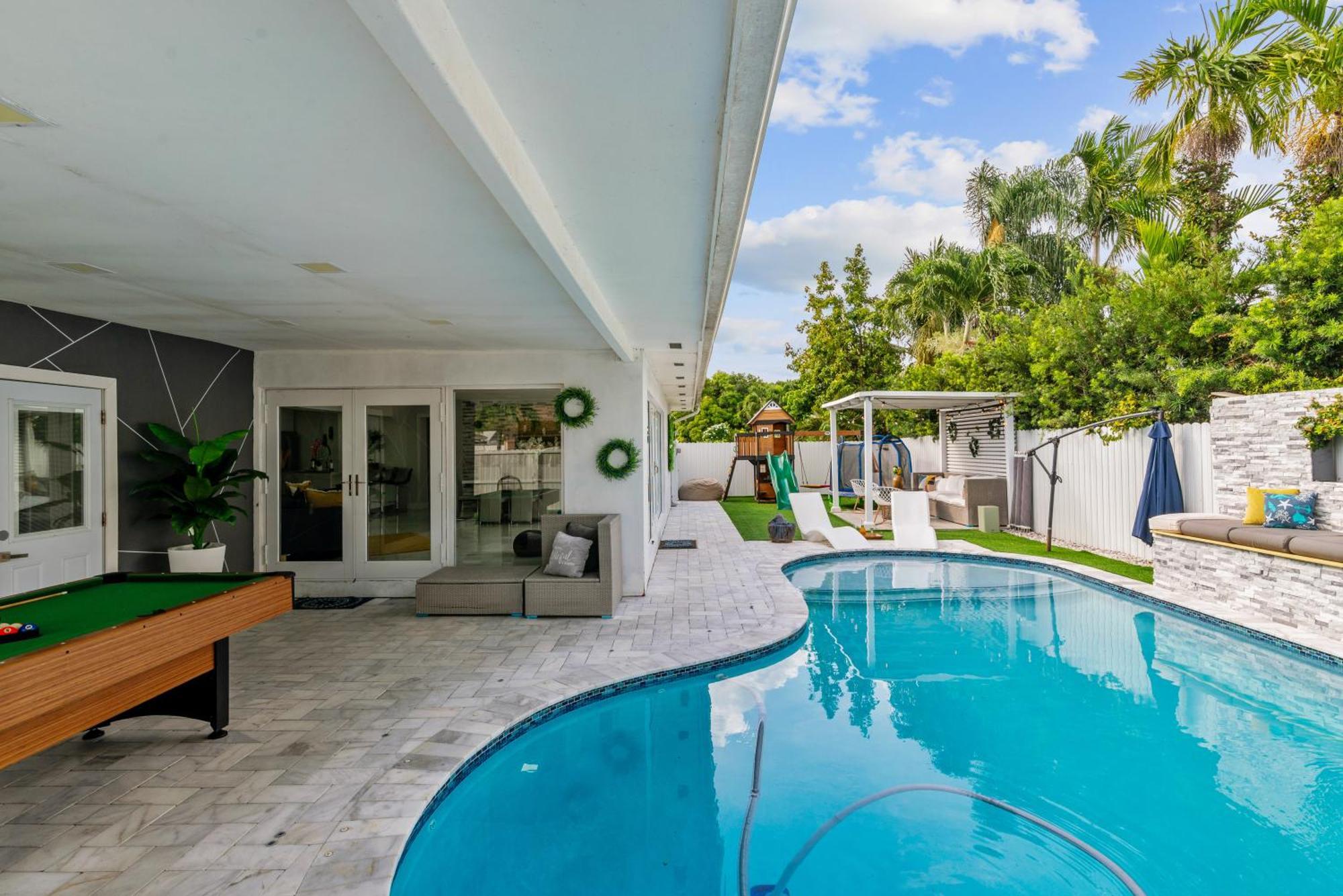 Miami Luxury House W Heated Pool & Jacuzzi别墅 外观 照片